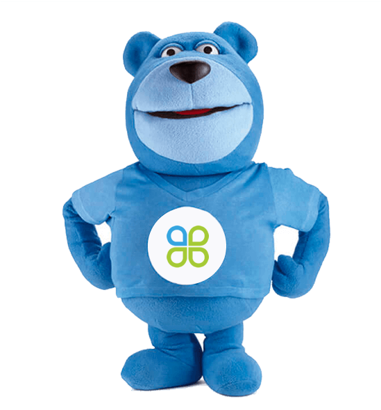 Peluche oso para publicidad